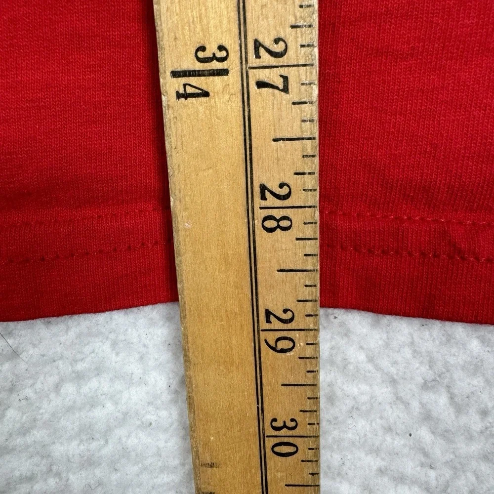 Vintage 90s CHICAGO BULLS LOGO 7 Shirt - Men's Large - Big Logo Red